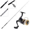 Daiwa Sweepfire 2500 with Line &Jarvis Walker Tactical Spin Combo with Rod tube 7ft 4pc
