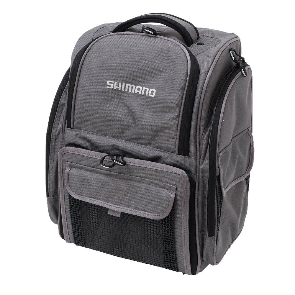 fishing tackle bags nz Shimano Tackle Backpack with 4 Tackle Trays Grey – Best Deal @ D star fishing tackle Mount Albert