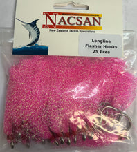 Nacsan Longline Flasher Hooks 25 pces