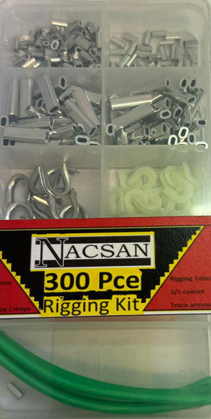 Nacsan 300 Pce Rigging kit – Best Deal @ D star fishing tackle Mount Albert